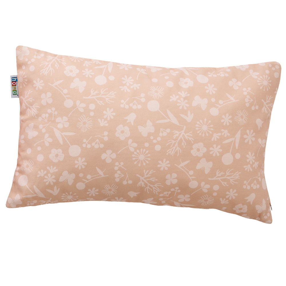 howa 2er Set Kissenbezug "flowers“ 40x40cm + 50x30cm, apricot 87012