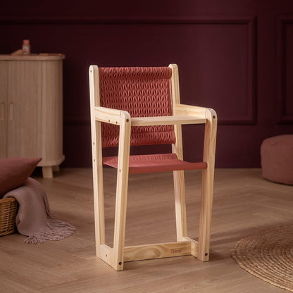 howa Puppenhochstuhl aus Holz "grace" - Hochstuhl für Puppen bis 50cm 2870