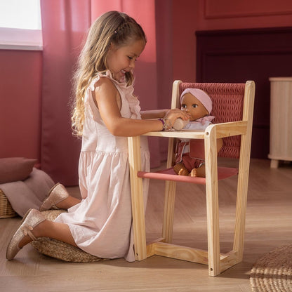 howa Puppenhochstuhl aus Holz "grace" - Hochstuhl für Puppen bis 50cm 2870