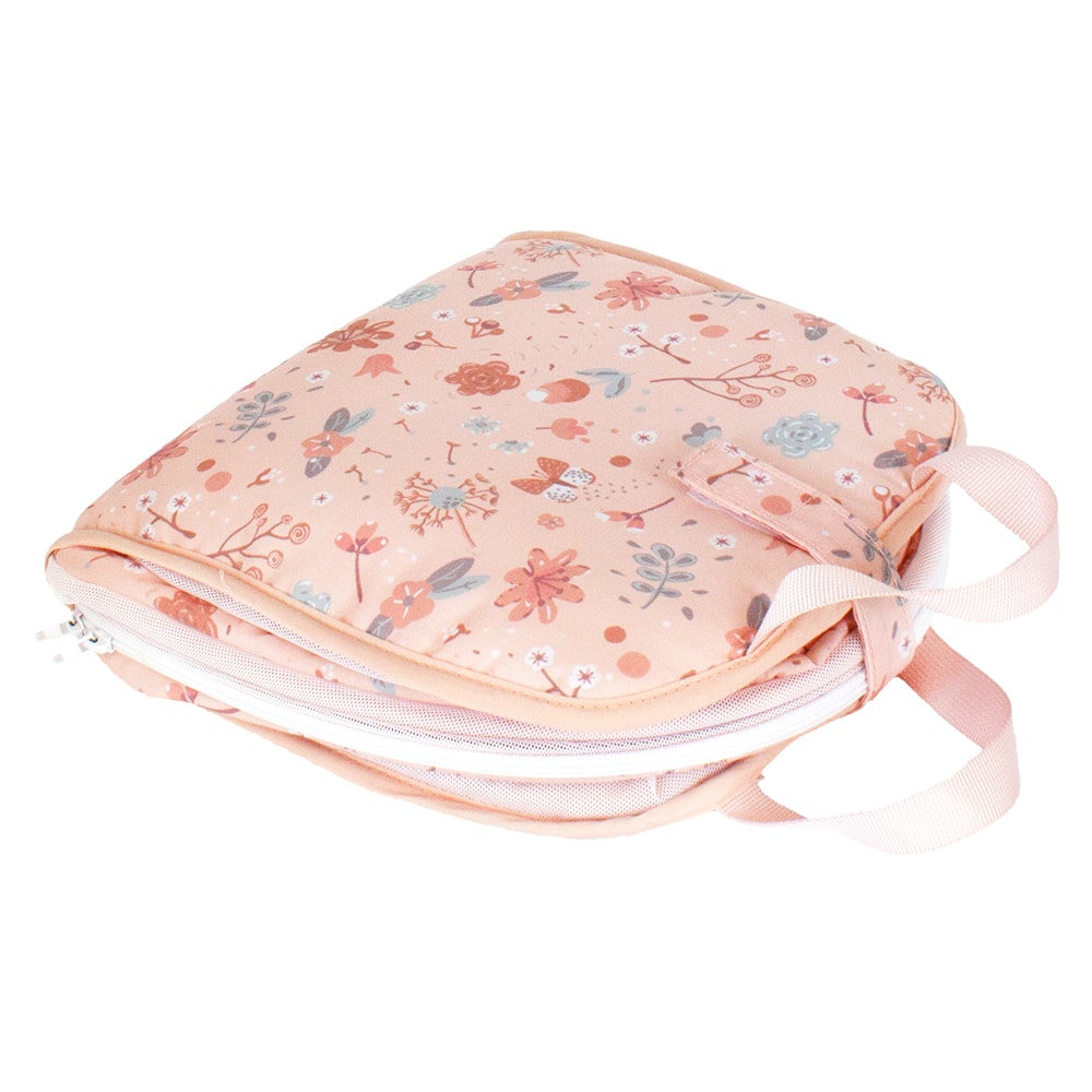  howa faltbares Puppen Reisebett "miniflowers" für Puppen bis 45cm apricot 29623