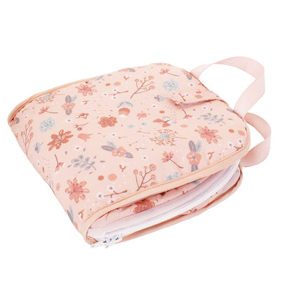  howa faltbares Puppen Reisebett "miniflowers" für Puppen bis 45cm apricot 29623