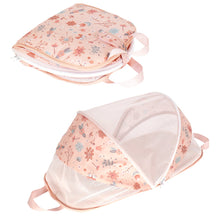  howa faltbares Puppen Reisebett "miniflowers" für Puppen bis 45cm apricot 29623