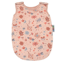 howa Puppen Schlafsack bis 48cm "miniflowers" apricot 29624