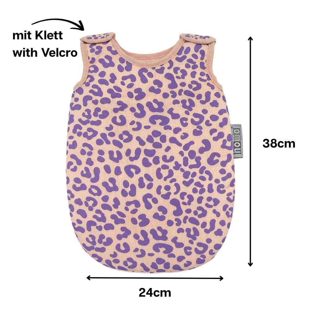 howa Puppen Schlafsack bis 48cm "Leo" lila 29424