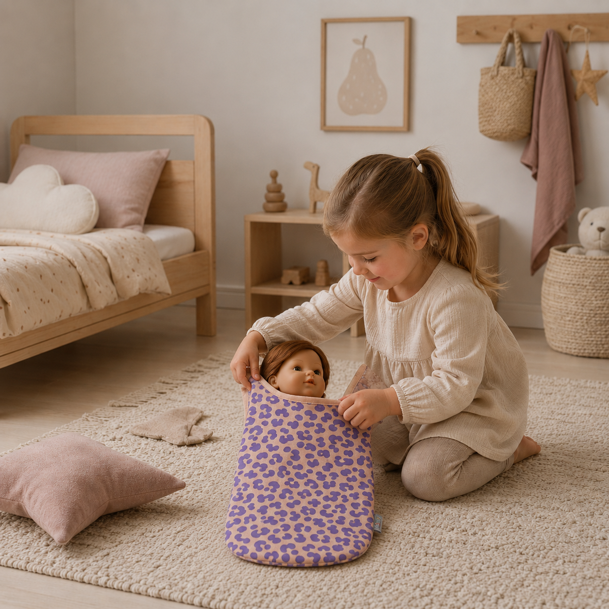 howa Puppen Schlafsack für Babypuppen bis 48cm