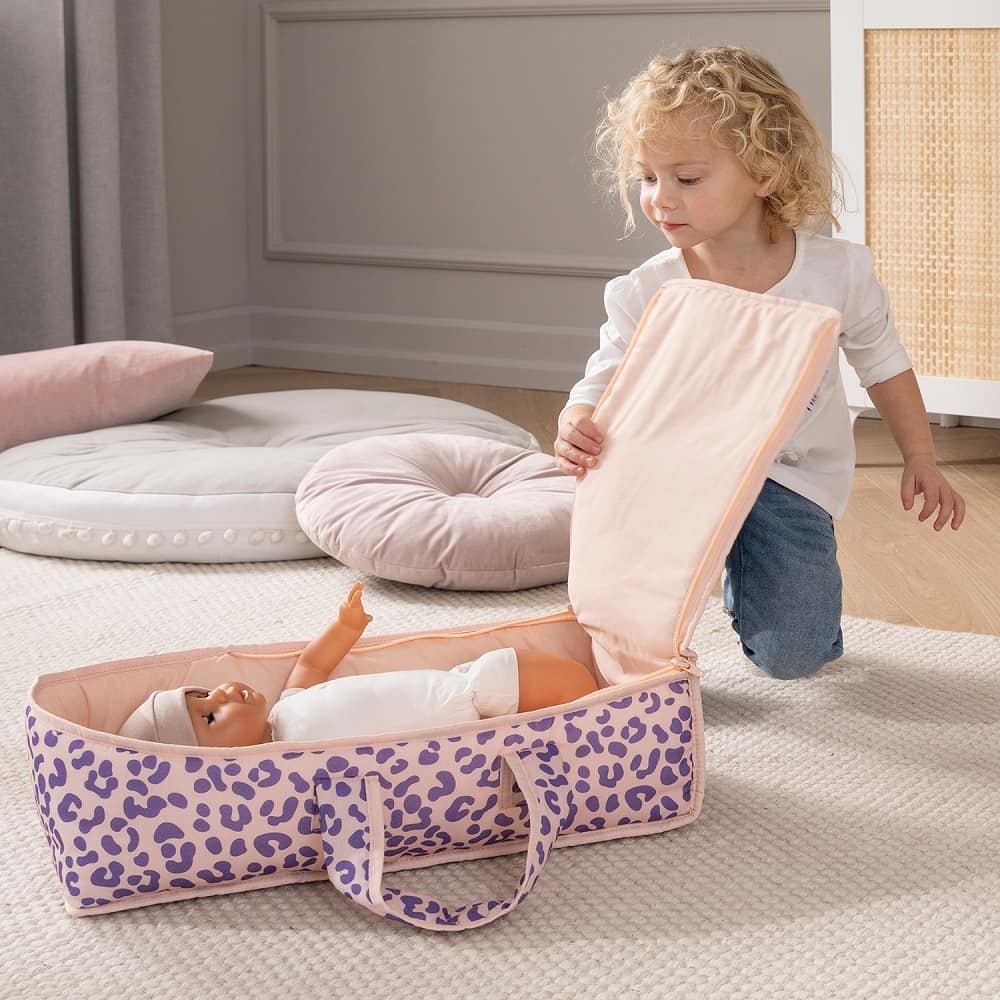 howa Puppentragetasche "Leo" für Babypuppen bis 48cm lila 29422