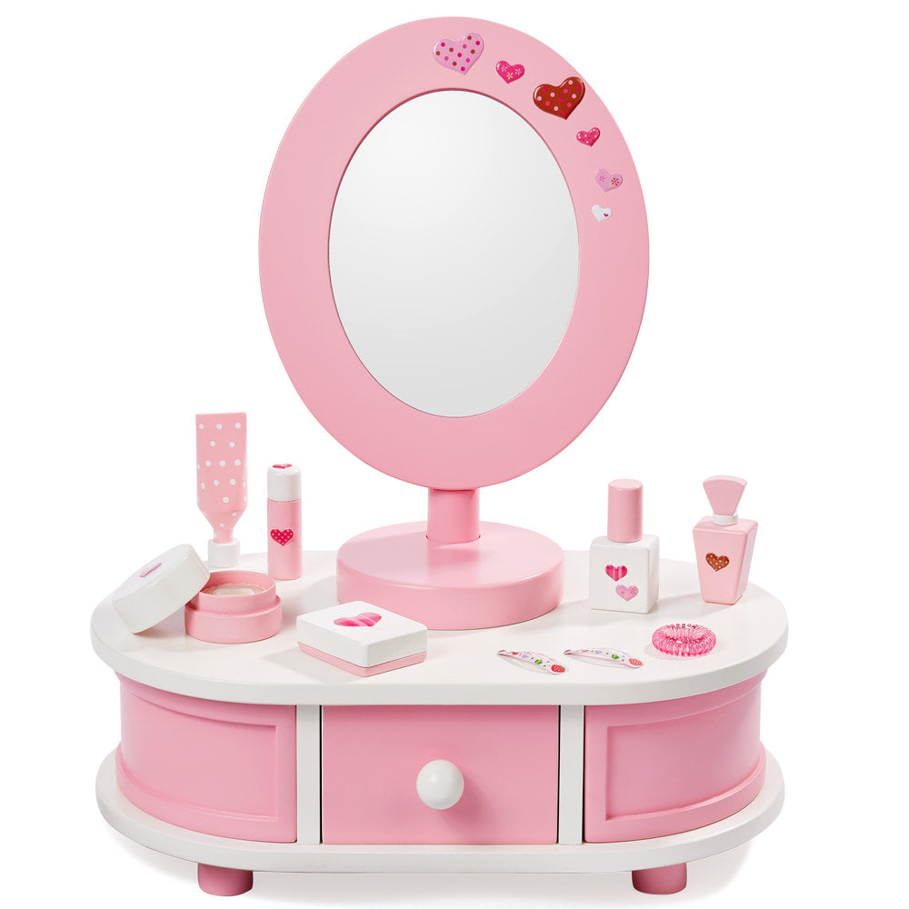 howa Schminktisch aus Holz für Kinder "Little Lady" inkl. 12 tlg. Zubehör 5001