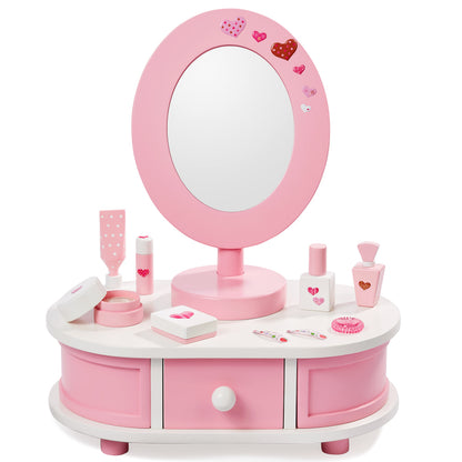 howa Schminktisch aus Holz für Kinder "Little Lady" inkl. 12 tlg. Zubehör 5001