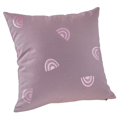 howa 2er Set Kissenbezug "Rainbow“ 40x40cm + 50x30cm malve, Glanzeffekt 8701