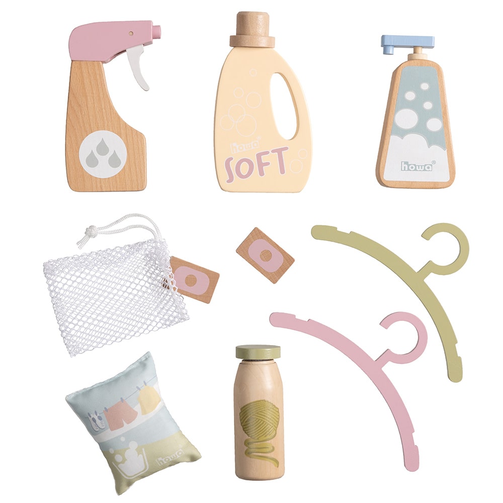 howa Kinderwaschmaschinen Zubehör Wäschepflege-Set, 10 tlg. 4894